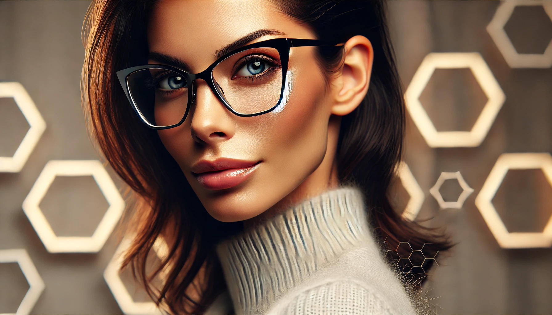 Armação de Óculos Feminino Hexagonal Presidente Prudente SP