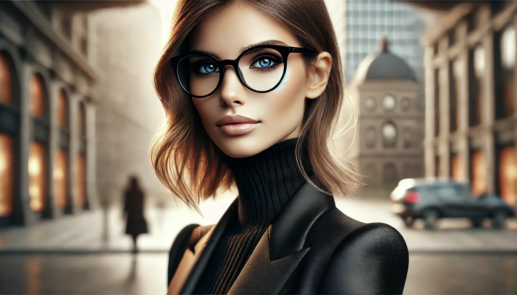 Óculos Acetato Preto Feminino Presidente Prudente SP