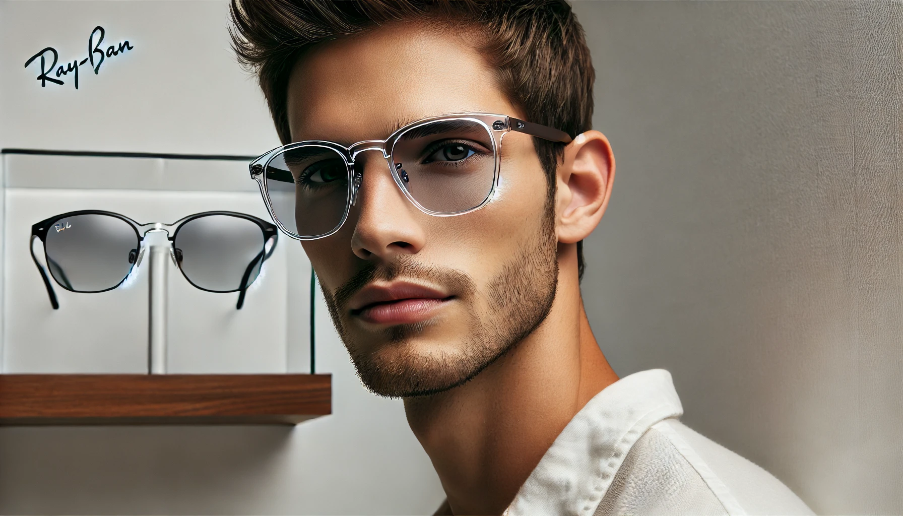 Armação de Óculos Transparente Masculino Ray Ban Presidente Prudente SP