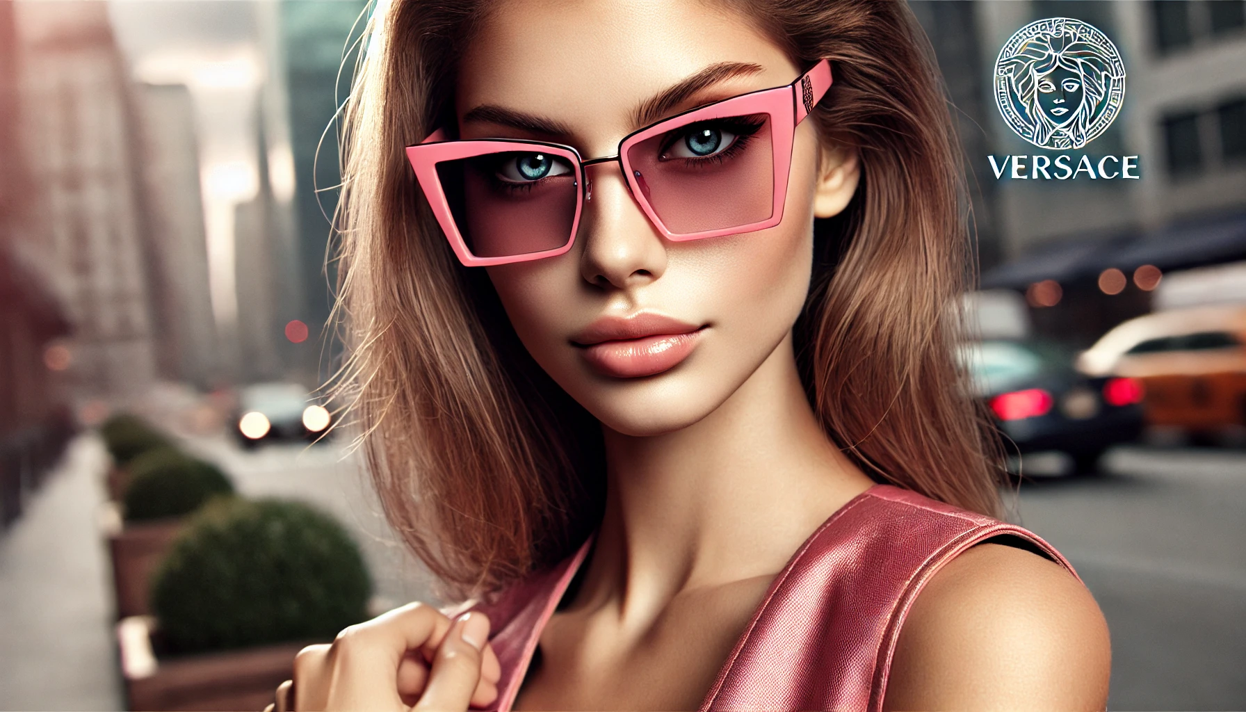 Óculos Versace Feminino Rosa Presidente Prudente SP